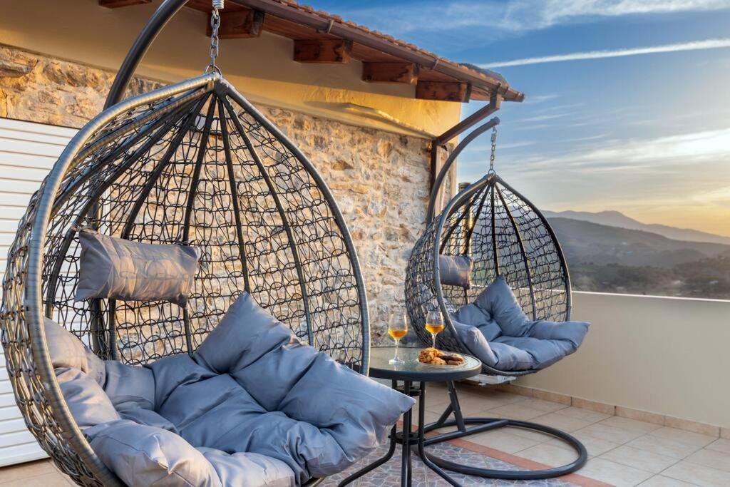 Traditional House With Private Pool Rethymno  Bagian luar foto
